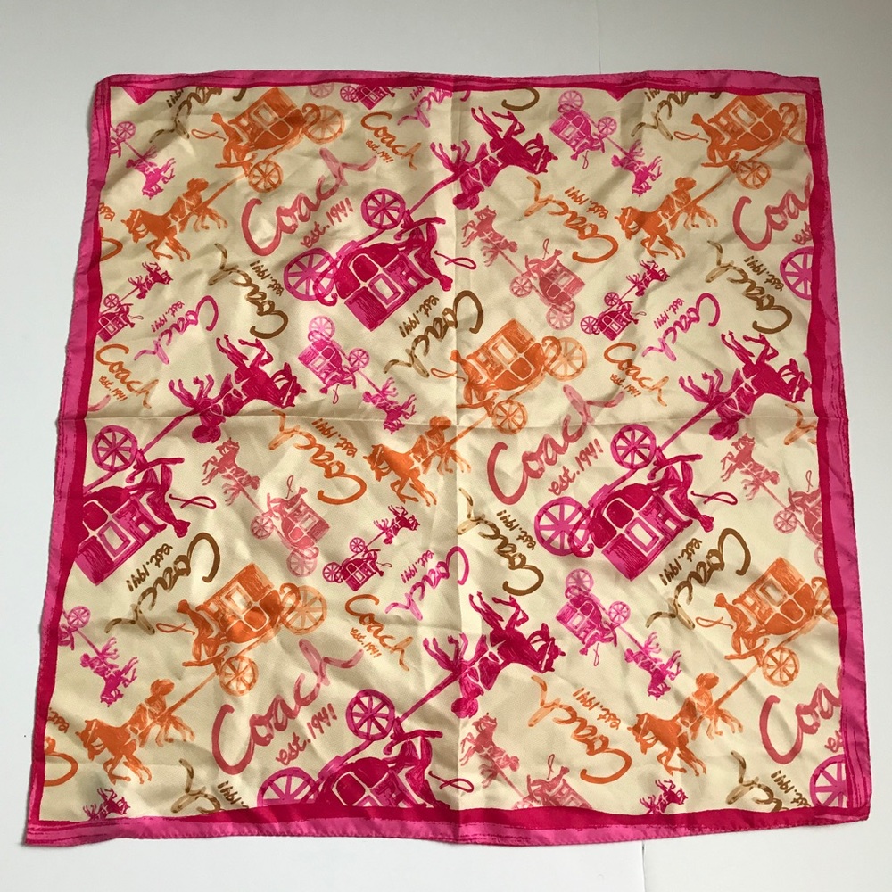 Coach Silk Scarf